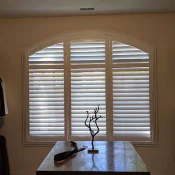 Superior View Window Fashions - Specialty arch master closet shutter. - Shades & Blinds Near Me Superior View Window Fashions - Specialty arch master closet shutter. - Shades & Blinds Near Me