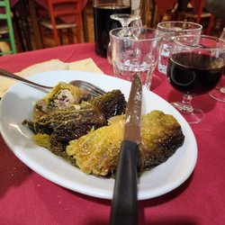 Osteria La Pace - Pork cabbage roll with cheese
