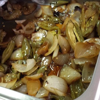 El Cabrito - 092416: roasted chiles and onions at the counter... - Mexican Near Me - Santa Ana, California El Cabrito - 092416: roasted chiles and onions at the counter... - Mexican Near Me - Santa Ana, California