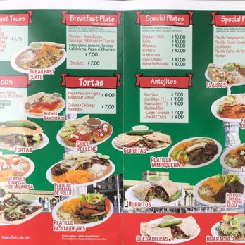 La Guarecita Restaurant - Menu main page - Mexican Near Me - Katy, Texas