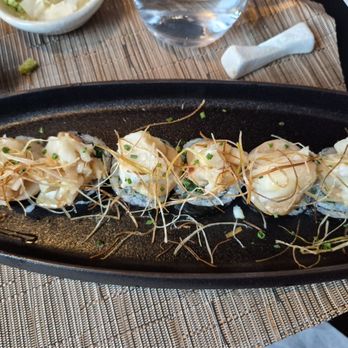 Niku - Sea bass roll - Japanese Near Me - Zionsville, Indiana Niku - Sea bass roll - Japanese Near Me - Zionsville, Indiana