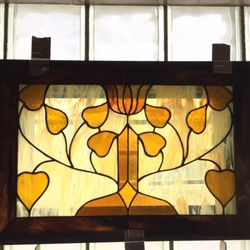 The Cracked Glass - In-progress photo of installation of a custom design.