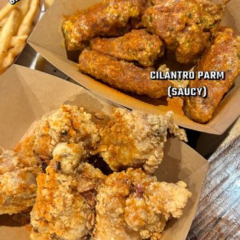 Wingz and Mi - BLACK GARLIC FRIES, 20 - CILANTRO PARM - WINGZ, and 20 - JUST. GARLIC. - WINGZ - Sandwiches Near Me - Murrieta, California Wingz and Mi - BLACK GARLIC FRIES, 20 - CILANTRO PARM - WINGZ, and 20 - JUST. GARLIC. - WINGZ - Sandwiches Near Me - Murrieta, California