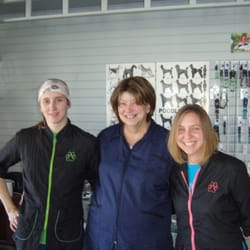 Sylvia's Pet Grooming Services - Our animal loving staff of experienced groomers. Monica (left) Sylvia (middle) and Nicole (right))