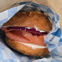 Lox bagel
