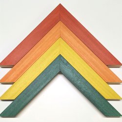 All For Show Framing - Frame samples in red, orange, yellow, and green!