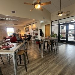 Ahimsa Coffee - Inside seating