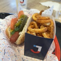 Joyland - Chicago dog and curly fries