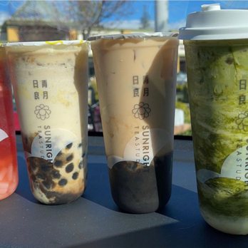 Sunright Tea Studio - Sunnyvale - Strawberry jasmine tea, Oreo Brûlée Boba Milk, Sunright Boba Milk Tea, Matcha Red Bean Frostie - Bubble Tea Near Me - Sunnyvale, California Sunright Tea Studio - Sunnyvale - Strawberry jasmine tea, Oreo Brûlée Boba Milk, Sunright Boba Milk Tea, Matcha Red Bean Frostie - Bubble Tea Near Me - Sunnyvale, California