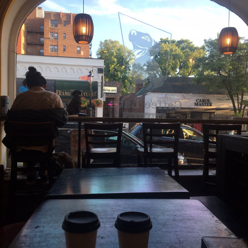 Coffee Labs Roasters - Coffee table and view - Coffee Roasteries Near Me - Tarrytown, New York Coffee Labs Roasters - Coffee table and view - Coffee Roasteries Near Me - Tarrytown, New York