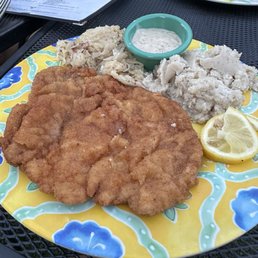 Breaded Schnitzel with Sauce