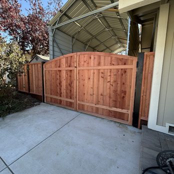 Bay Side Fencing  - Our beautiful 13' wide metal gate - Fences & Gates Near Me - Antioch, California