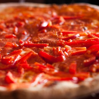 Coalfire Pizza - Fiorentino - Mozzarella topped with tomato sauce, layered with soppressata and sweet red peppers - Pizza Near Me - Chicago, Illinois Coalfire Pizza - Fiorentino - Mozzarella topped with tomato sauce, layered with soppressata and sweet red peppers - Pizza Near Me - Chicago, Illinois