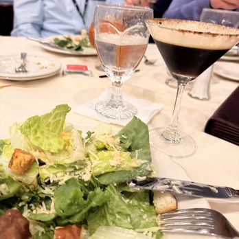 Mader's - Cesar salad and espresso martini - German Near Me - Milwaukee, Wisconsin