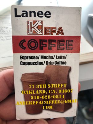 Lane-E Kefa Coffee by null