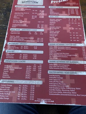 Menu photo 1 Restaurant Schützen Lauterbrunnen, BE Menu photo 1 Restaurant Schützen Lauterbrunnen, BE
