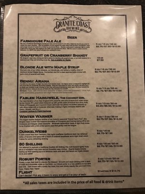 Granite Coast Brewing Company by null