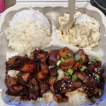 Hawaiian Bros Island Grill - Classic - Mixed Plate with Huli Huli Chicken and Honolulu Chicken - Hawaiian Near Me - Chicago, Illinois Hawaiian Bros Island Grill - Classic - Mixed Plate with Huli Huli Chicken and Honolulu Chicken - Hawaiian Near Me - Chicago, Illinois