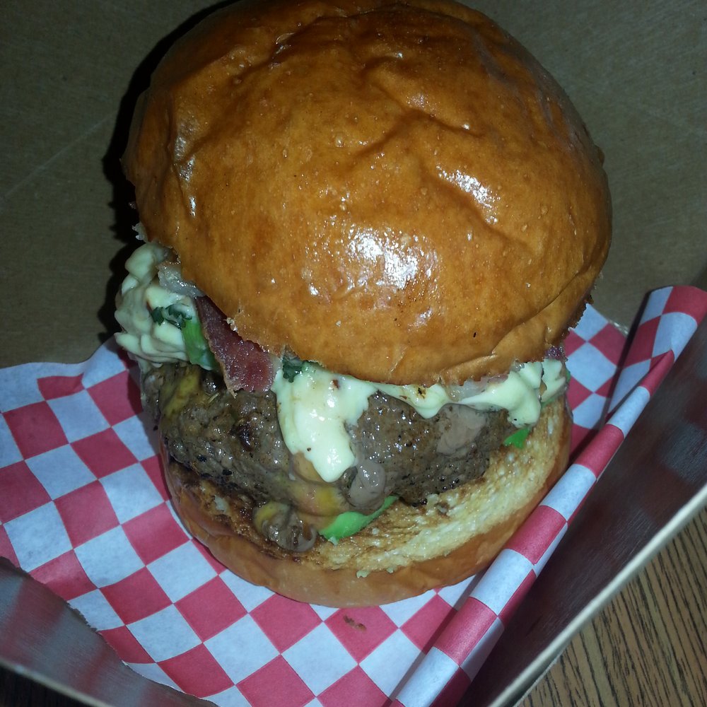 Hamburghini - This is the massive entwined delicacies in one burger - Food Trucks Near Me