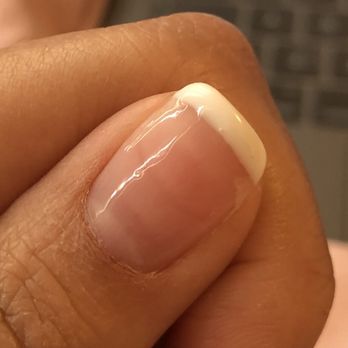 Moon's Nails and Spa - Left thumb has bubbles in the tip and it's not curvy like I wanted it. also it's oddly thin... - Nail Salons Near Me - Davis, California Moon's Nails and Spa - Left thumb has bubbles in the tip and it's not curvy like I wanted it. also it's oddly thin... - Nail Salons Near Me - Davis, California