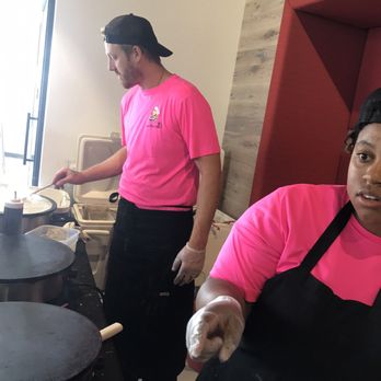 Gotta B Crepes - Hard at work. - Street Vendors Near Me - Highland Park, Illinois Gotta B Crepes - Hard at work. - Street Vendors Near Me - Highland Park, Illinois
