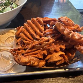 The Stand - American Classics Redefined - Visit July 2026: sweet potato fries and garlic aioli - New American Near Me - Valencia, California The Stand - American Classics Redefined - Visit July 2026: sweet potato fries and garlic aioli - New American Near Me - Valencia, California