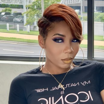 McKenna Jordan Salon Bar - Copper Tones with Blond highlights, Full Glam Makeup - Hair Salons Near Me - Lanham, Maryland McKenna Jordan Salon Bar - Copper Tones with Blond highlights, Full Glam Makeup - Hair Salons Near Me - Lanham, Maryland