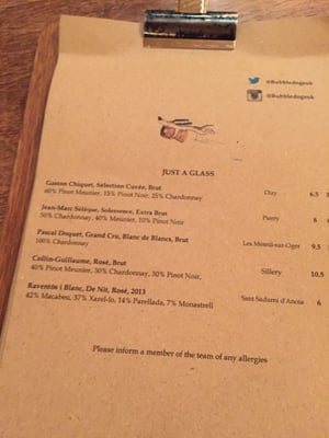 Menu photo 6 Bubbledogs London, XGL Menu photo 6 Bubbledogs London, XGL