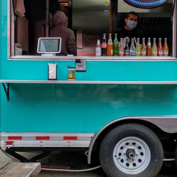 Las Palomas - Nice color scheme for livening up the cart pod - Food Trucks Near Me - Portland, Oregon Las Palomas - Nice color scheme for livening up the cart pod - Food Trucks Near Me - Portland, Oregon