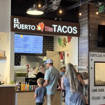 El Puerto Street Tacos - Inside food hall taco place - Mexican Near Me - Carlsbad, California El Puerto Street Tacos - Inside food hall taco place - Mexican Near Me - Carlsbad, California