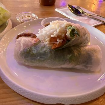 Wrap & Roll - Grilled Shrimp Spring Rolls - Asian Fusion Near Me - Houston, Texas