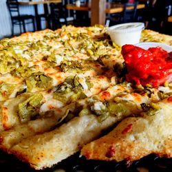 Pizza Barn - Green Chile Cheese Bread