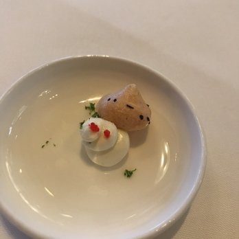Alexander's Steakhouse - Amuse bouche - savory meringue - Steakhouses Near Me - San Francisco, California Alexander's Steakhouse - Amuse bouche - savory meringue - Steakhouses Near Me - San Francisco, California