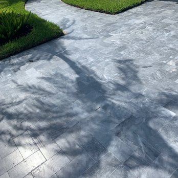 Paver Man - Portion of driveway and walkway - Masonry/Concrete Near Me