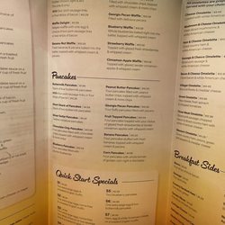 The Waffle Shop Downtown - 2024 menu (April)