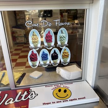Walts Ice Cream - Cone dip flavor s - Ice Cream & Frozen Yogurt Near Me - Joliet, Illinois Walts Ice Cream - Cone dip flavor s - Ice Cream & Frozen Yogurt Near Me - Joliet, Illinois