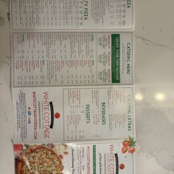 White Cottage Pizzeria - Menu