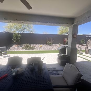 Sophora Landscaping and Design - Looking out from the back door - Landscaping Near Me - Surprise, Arizona