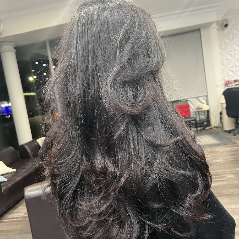 Long layer haircut!  done by SHARRON MARIE