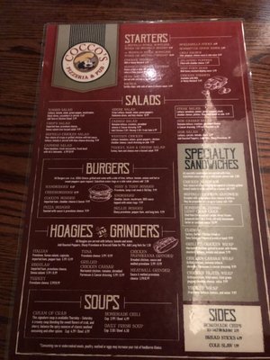 Menu photo 4 Cocco's Pizza Aston, PA Menu photo 4 Cocco's Pizza Aston, PA