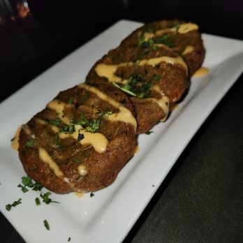 Continent Restaurant & Cigar Lounge - Potato fritters - Cigar Bars Near Me - Atlanta, Georgia