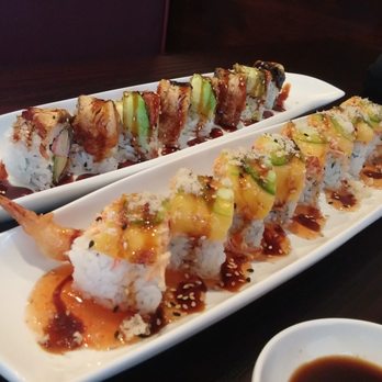 Oiso - The dancing eel and mango fantasy sushi plates ^_^ - Japanese Near Me - Cary, North Carolina Oiso - The dancing eel and mango fantasy sushi plates ^_^ - Japanese Near Me - Cary, North Carolina