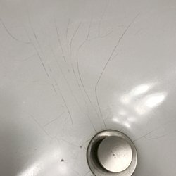 The Sink Factory - Cracks, chipping, and pitted metal