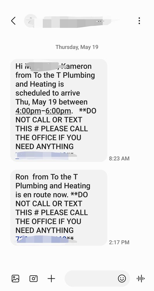 Slide of To the T Plumbing Heating and Air