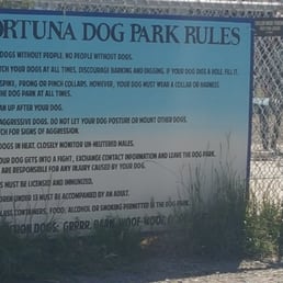 Dog park rules. No dogs without humans!