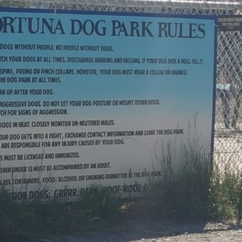 Fortuna Dog Park - Dog park rules. No dogs without humans! - Dog Parks Near Me - Fortuna, California