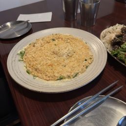 Huge Risotto after slick presentation Huge Risotto after slick presentation