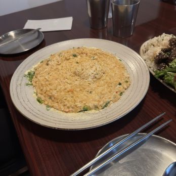 Woowa - Huge Risotto after slick presentation - Korean Near Me - Gardena, California Woowa - Huge Risotto after slick presentation - Korean Near Me - Gardena, California