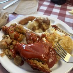 The Farm House - Meatloaf with 3 sides, drink and dessert