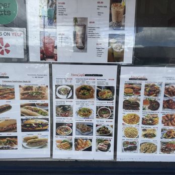 Yen Cafe & Sandwich - Menu - Vietnamese Near Me - Honolulu, Hawaii Yen Cafe & Sandwich - Menu - Vietnamese Near Me - Honolulu, Hawaii